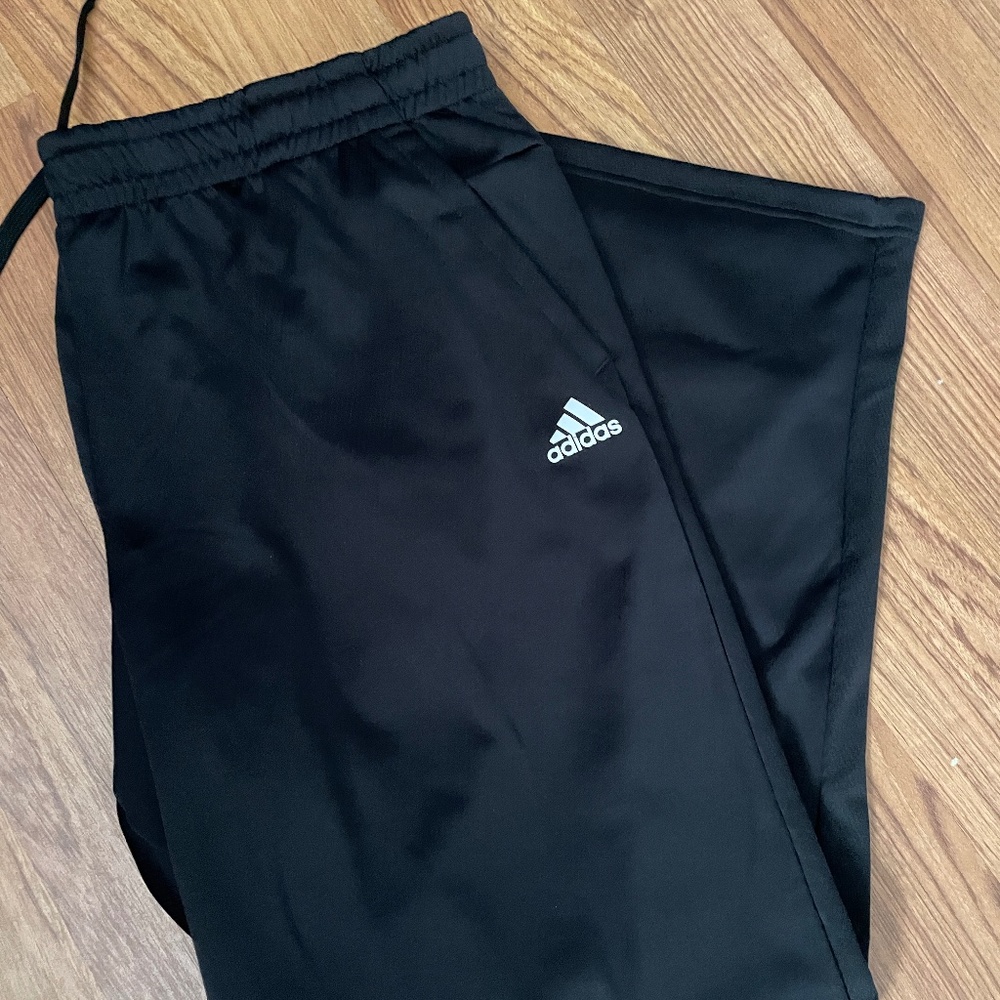 Men's Adidas climawarm black athletic pants